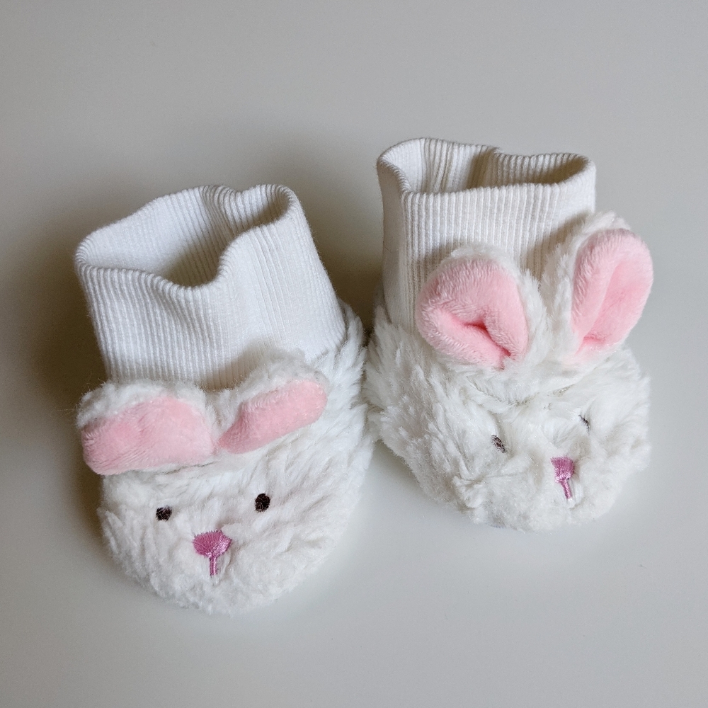 Baby Ganz Fluffy Bunny Slippers